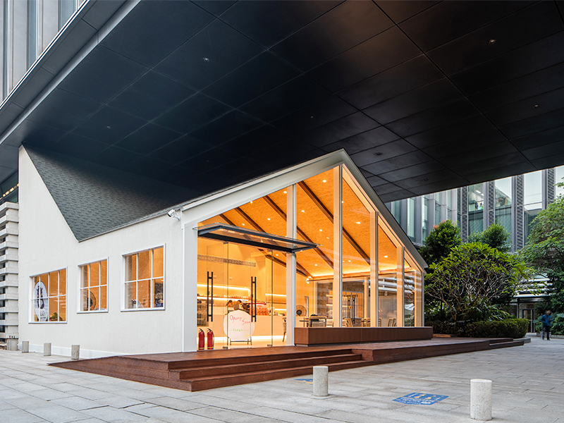 Lacul Songshan Huawei Wooden Structure Cafe