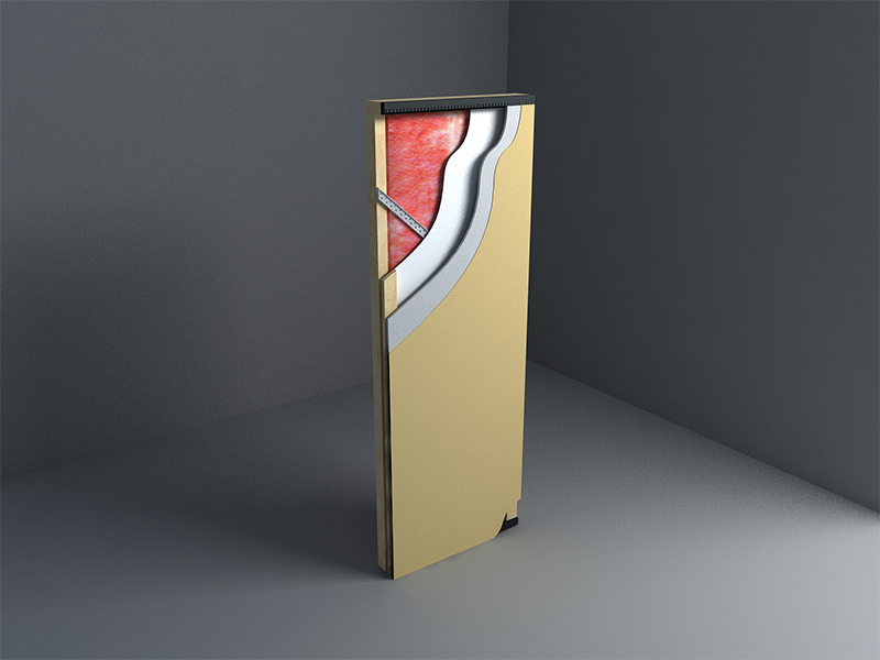 Panouri de perete cu cadru interior SPF