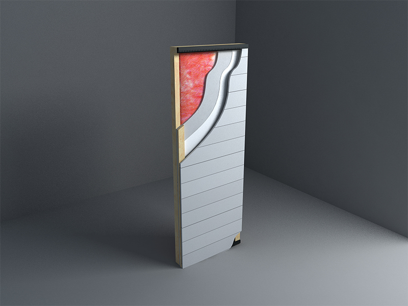 Panouri de perete cu cadru interior SPF